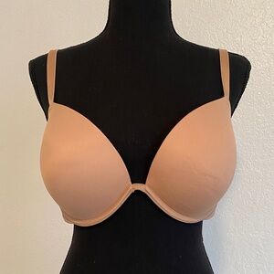 PINK Victoria's Secret Nude Underwire Push Up Bra